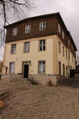 Blick in das Zentrum von Hohnstein in der Sächsischen Schweiz