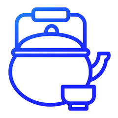 water jug gradient icon style