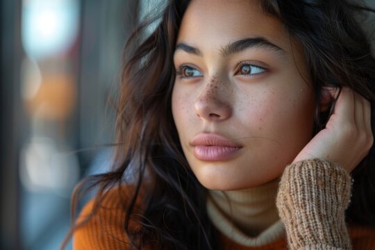 Woman talking on cellphone