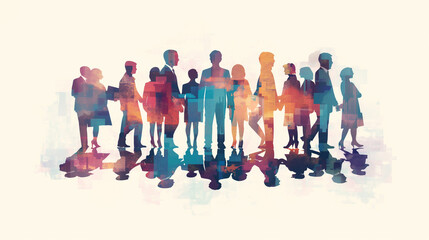 Fototapeta premium teamwork and successful concept