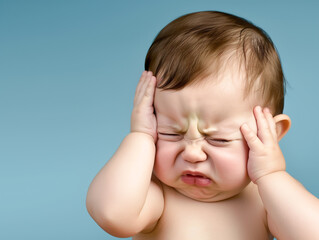 baby crying, upset, annoying, mad, baby feel emotional, sad, cry, baby doesn't want to hear, don't want to hear, noisy