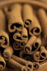Cinnamon sticks for making cinnamon powder as spices