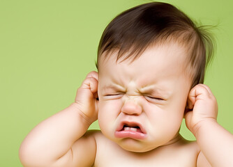 baby crying, upset, annoying, mad, baby feel emotional, sad, cry, baby doesn't want to hear, don't want to hear, noisy