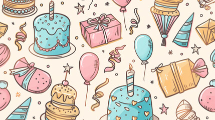 happy birthday banner gift card