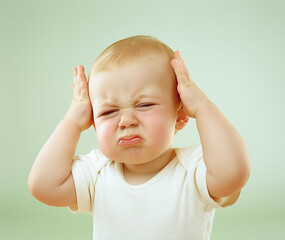 baby crying, upset, annoying, mad, baby feel emotional, sad, cry, baby doesn't want to hear, don't want to hear, noisy