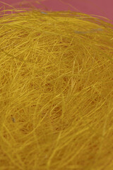randomly wound synthetic threads for handmade products