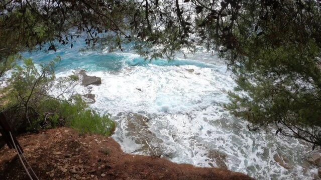 View of the Mediterranean Sea from Premantura Cape, Croatia