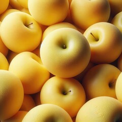 Bright and Fresh: Yellow Apple