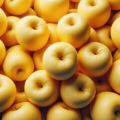 Bright and Fresh: Yellow Apple
