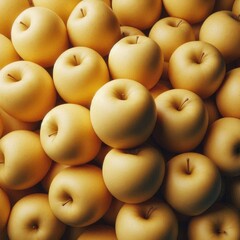 Bright and Fresh: Yellow Apple