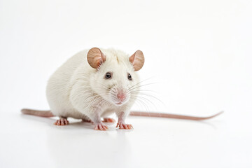 White Rat Portrait