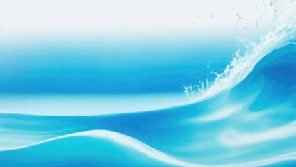 Obraz premium Soft and liquid Blue waves background