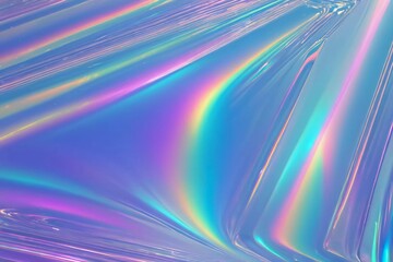 Abstract holographic background foil texture