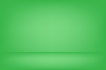 Abstract lime green gradient background empty space room studio for display product ad poster website template wallpaper	
