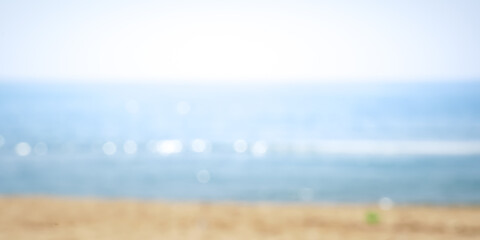 blur view of the sea background