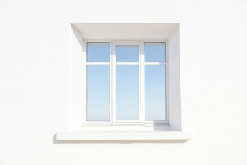 White Window on a White Wall