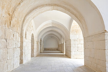 Stone Archway in Ancient Building