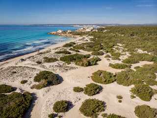 Ses Covetes Es Trenc, Campos del Puerto, Mallorca, Balearic Islands, Spain