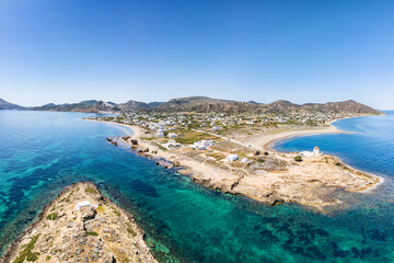 Agios Ermolaos on the islet opposite the beach Pouria of Skyros, Greece