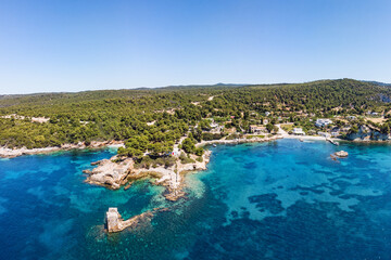 Obraz premium The beach Atsitsa of Skyros, Greece