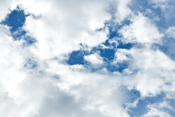 blue sky with clouds