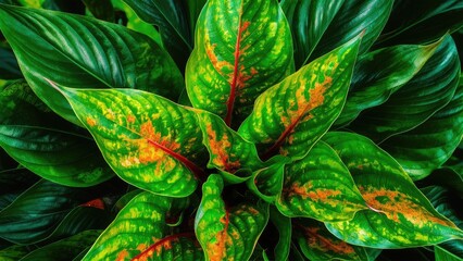 Obraz premium Veins of Life: Leaf Close-up