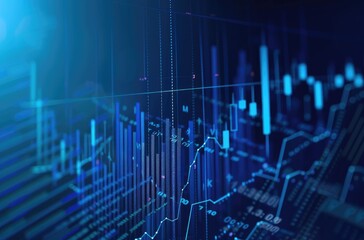 Fototapeta premium Advanced Technology for Stock Market Analysis