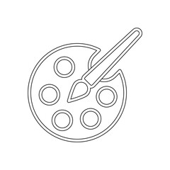 Color Palette icon Design