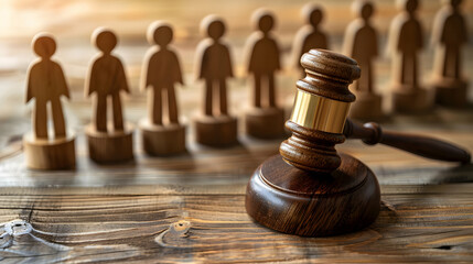 Professional HR Manager facing a Discrimination Lawsuit   Representing Workplace Legal Challenges. Ideal for HR and Business Advertisements. Photo Realistic Concept on Adobe Stock.