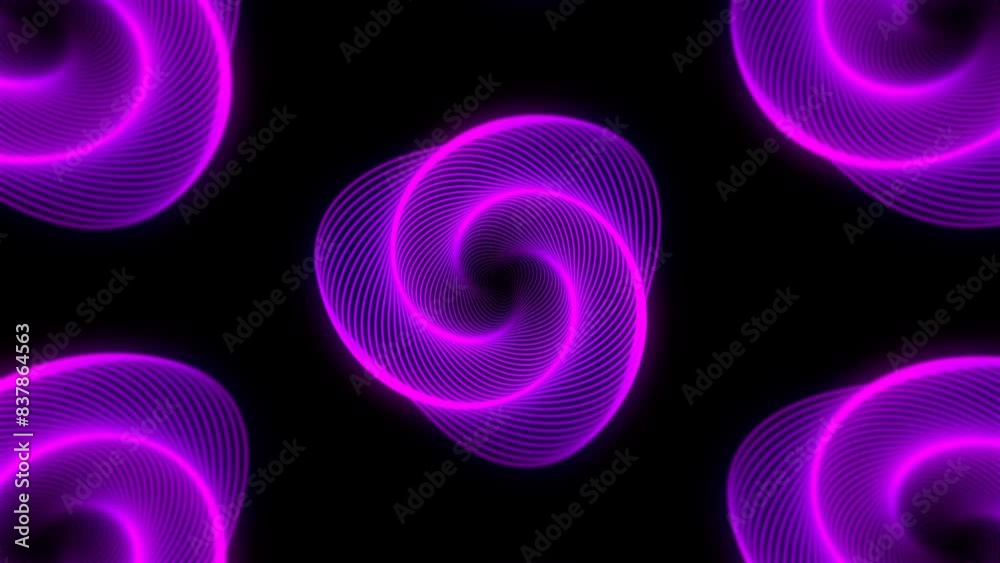Wall mural pattern animation background loop, footage abstract element for motion graphic, on background seamle