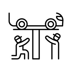 Car maintenance icon