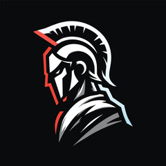 simple logo warrior vector illustration