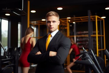 portrait of a confident young businessman in his office