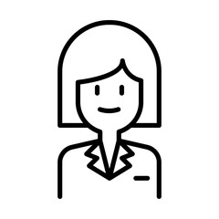 Business woman icon