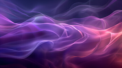 Fototapeta premium A minimalist background with a smooth, gradient blend from dark purple to light purple, suggesting elegance and tranquility.