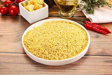 Italian cuisine - dry stelline pasta