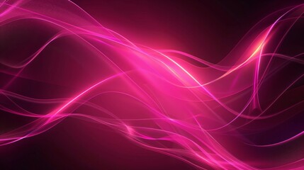 Fototapeta premium Abstract pink background with smooth lines and curves, creating an elegant and modern design element.