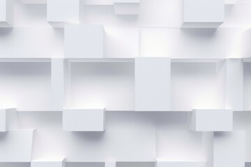 white blocks pattern background - geometric version 1