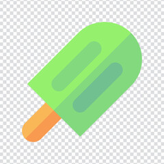 Popsicle icon vector design. flat vector illustration. Pixel perfect 64 x 64. Vector illustration simple symbol in eps 10