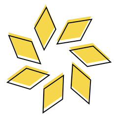 Geometric shapes & symbols | Memphis design | Retro elements for web, vintage, advertisement, banner, poster, social media post, leaflet, billboard, sale etc. Geometric shapes collection.