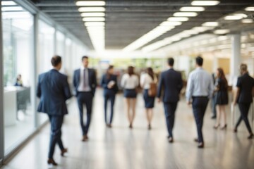 Modern Office with Busy Employees