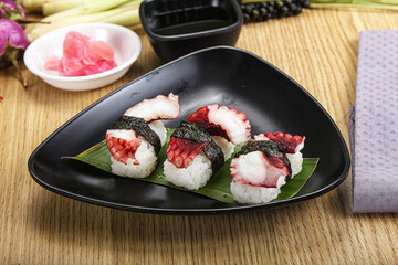 Japanese cuisine - sushi with octopus