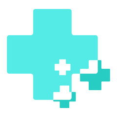 hospital health symbol. vector illustration