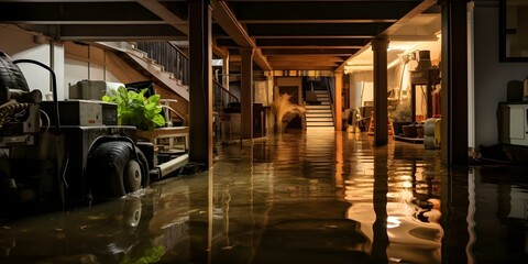 Prioritize flooded basement cleanup after snowmelt or pipe burst for restoration. Concept Flooded Basement Cleanup, Snowmelt Damage, Pipe Burst Restoration, Restoration Prioritization