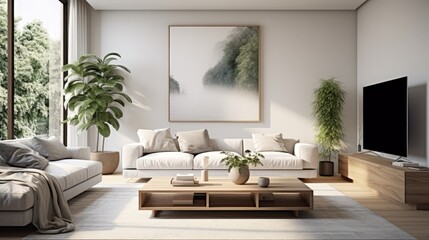 Elegant Modern Minimalist Living Room Design
