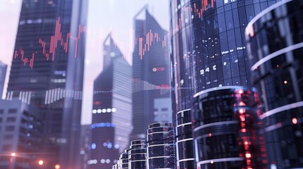 The modern financial skyline