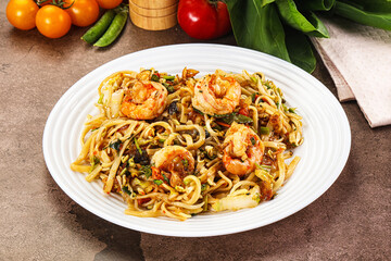 Pad Thai - noodles with prawn
