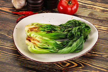 Asian grilled Pak Choy salad