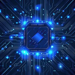 Blue background with hexagon shape vector technology and science, futuristic abstract digital illustration of hitech wallpaper design