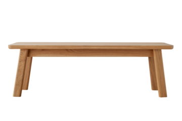 Brown wooden table design element